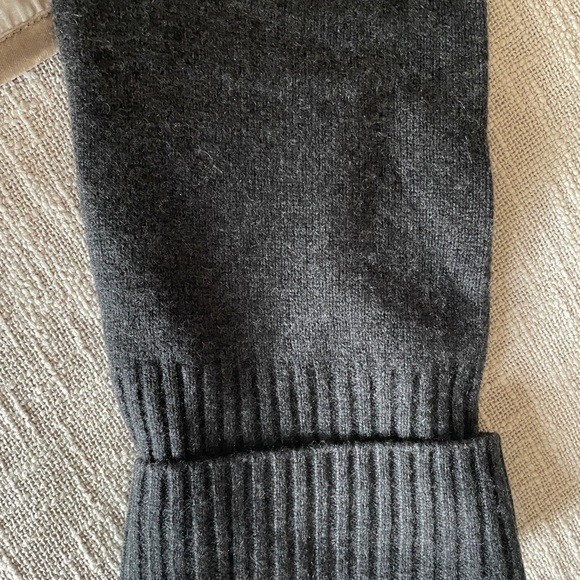 COS Charcoal 100% Cashmere Low Cowl Knit Sweater NWT - Picture 4 of 7